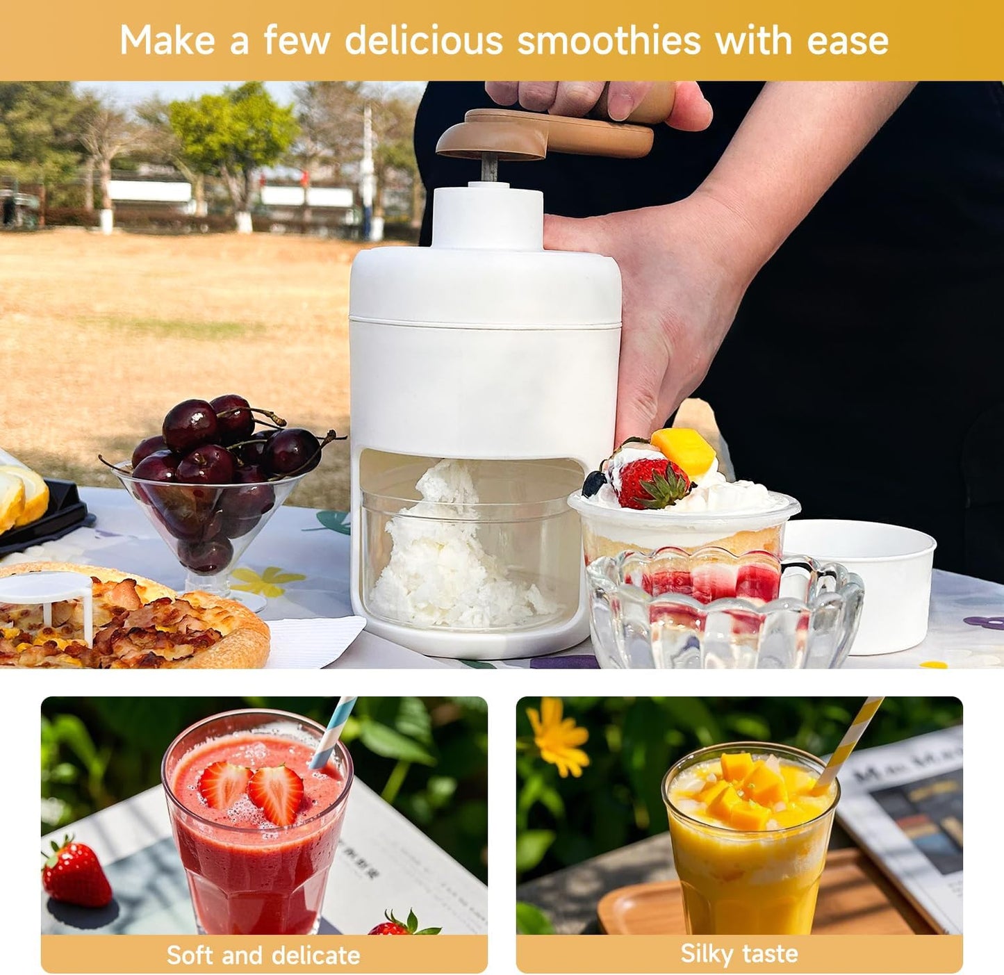 FrostCrush Pro: The Ultimate Manual Ice Crusher for Refreshing Summer Treats