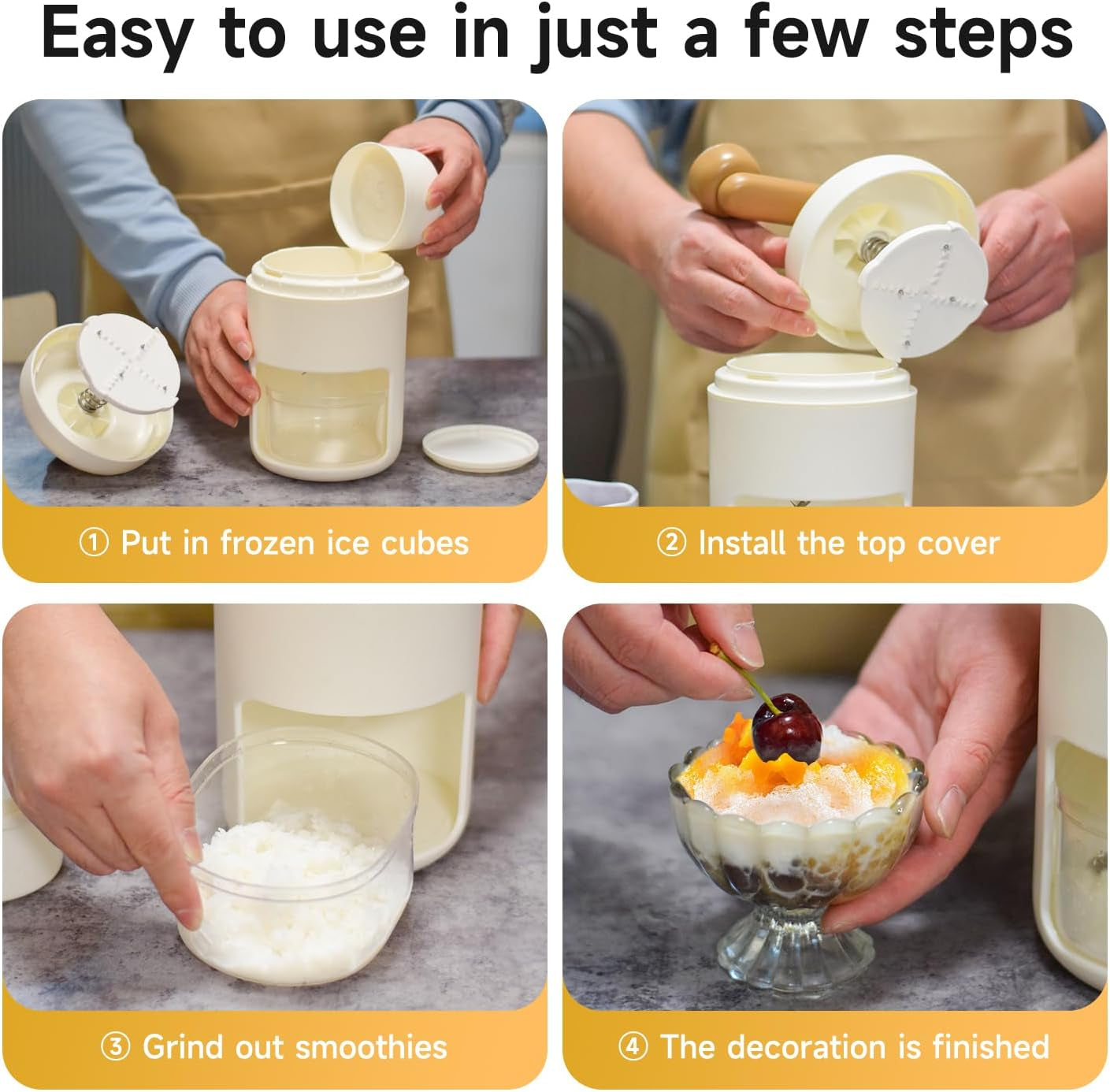 FrostCrush Pro: The Ultimate Manual Ice Crusher for Refreshing Summer Treats