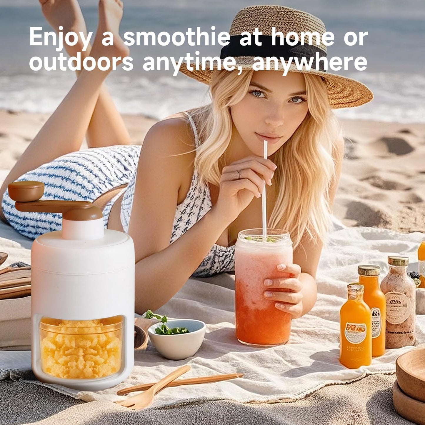 FrostCrush Pro: The Ultimate Manual Ice Crusher for Refreshing Summer Treats